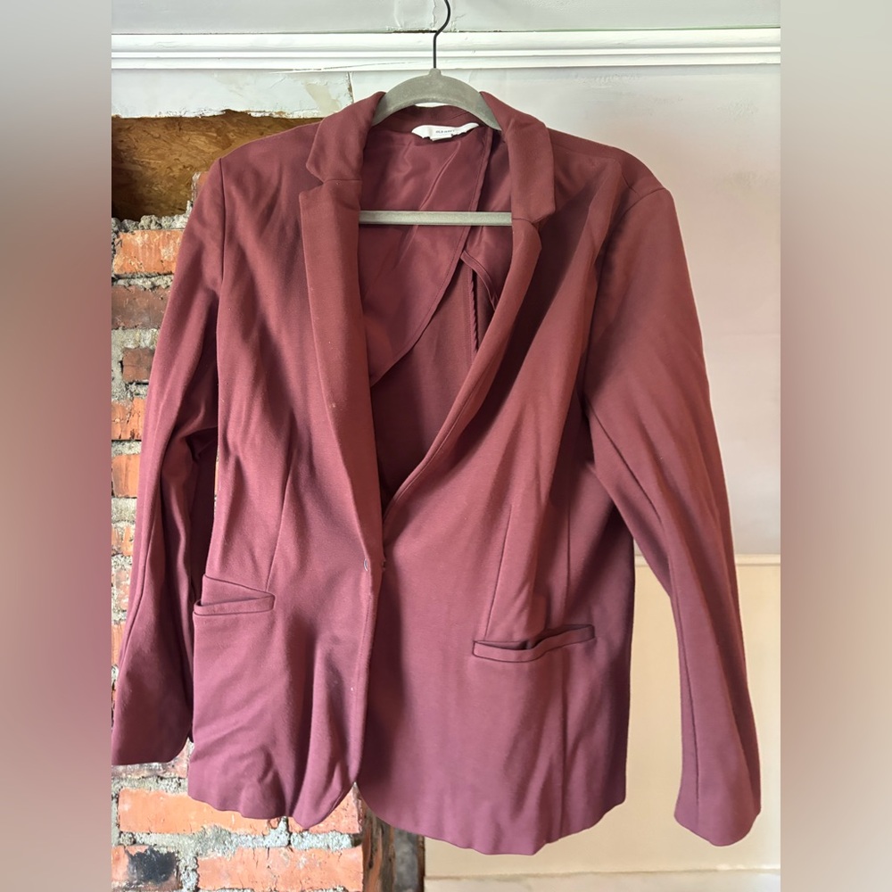 Old Navy Women's Maroon Blazer
